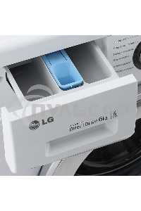 Стиральная машина LG F1096ND3 белая, загрузка фронтальная 6кг, 1000 об/мин., класс: A