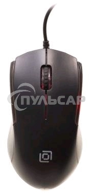 Мышь проводная Oklick 245M черный, 1000 dpi, USB, кнопки - 3