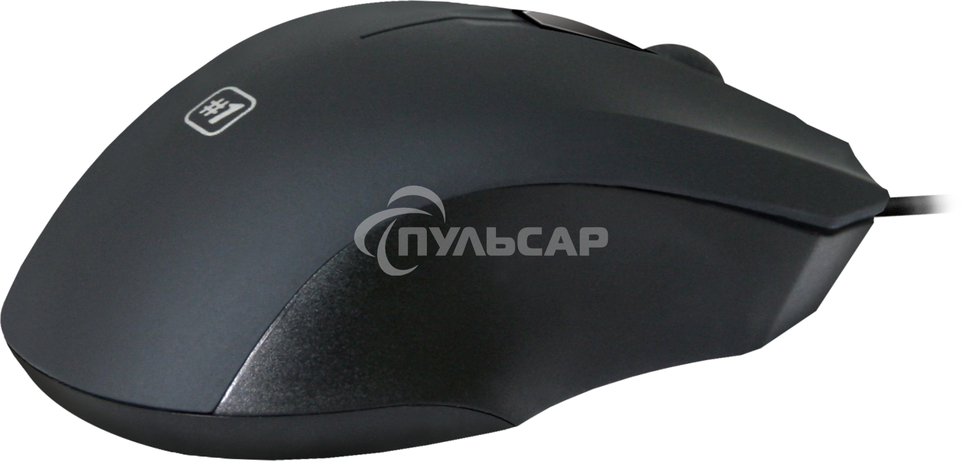 Мышь проводная Defender MM-310 черный, 1000 dpi, USB, кнопки - 3