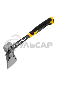 Топор цельнокованый Denzel 600 г, двухкомпонентная обрезиненная рукоятка