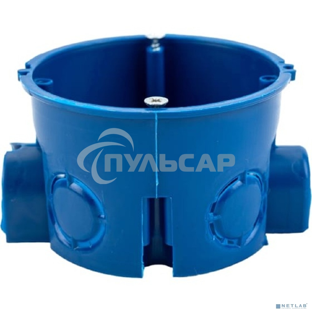 Коробка установочная С3 d68x45 для твердых стен (с саморезами и стык. узлами) IEK UKT10-068-045-000-A-S-UO