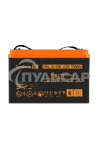 Аккумуляторная батарея ExeGate EX285656RUS HRL 12-100 (12V 100Ah, под болт М6)