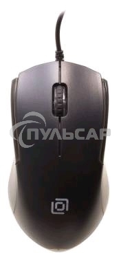Мышь проводная Oklick 245M черный, 1000 dpi, USB, кнопки - 3