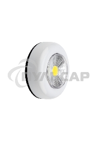 Фонарь-подсветка пушлайт СОВ + фасеточный рефлектор, самоклеющееся основание 3 Вт, 3 х ААА