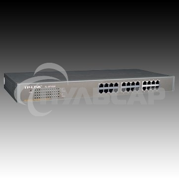 Сетевой коммутатор TP-Link SMB TL-SF1024 Коммутатор 24-port 10/100M Switch, 1U 19-inch rack-mountable steel case