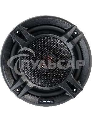 Колонки автомобильные Soundmax SM-CSI602 180Вт 91дБ 4Ом 16.5см (6 1/2дюйм) (ком.:2кол.) коаксиальные двухполосные
