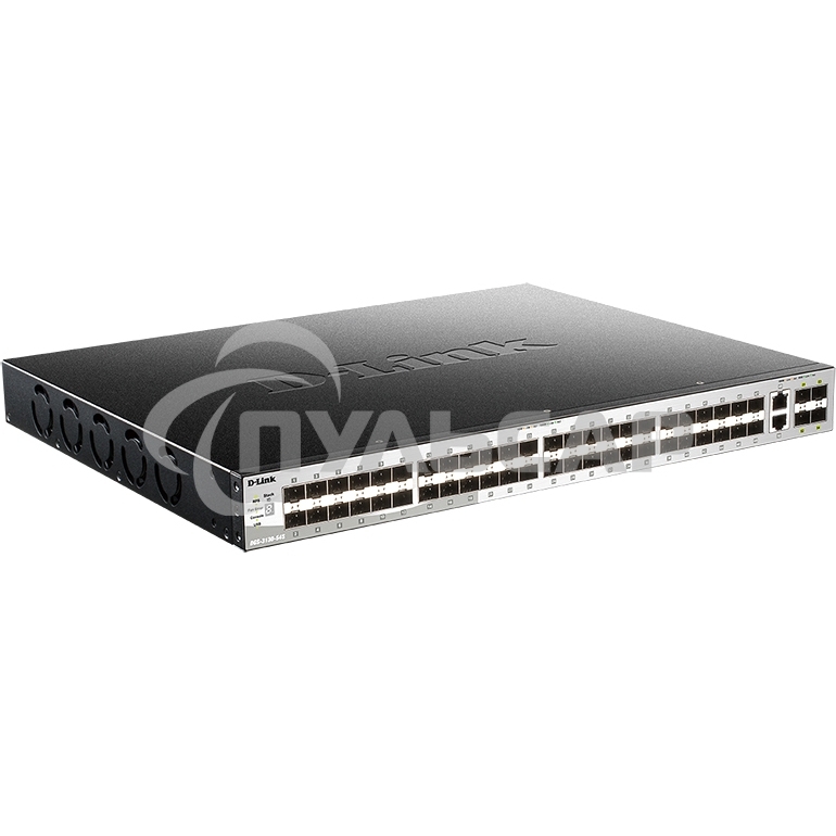 Коммутатор DGS-3130-54S Managed L3 Stackable Switch 48x1000Base-X SFP, 2x10Gbase-T, 4x10Gbase-X SFP+, CLI, 1000Base-T Management, RJ45 Console, USB, RPS, Dying Gasp