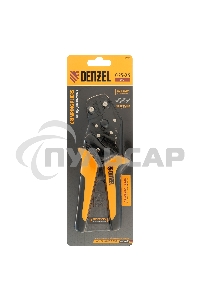 Клещи для обжима неизолированных наконечников НК и НВ, разъемов РП, 0,25 - 2,5 мм2 Denzel