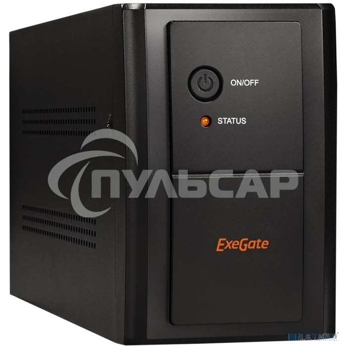 Источник бесперебойного питания ExeGate EP285490RUS SpecialPro UNB-1200.LED.AVR.EURO.RJ.USB 1200VA/750W, LED, AVR, 4 евророзетки, RJ45/11, USB, черный