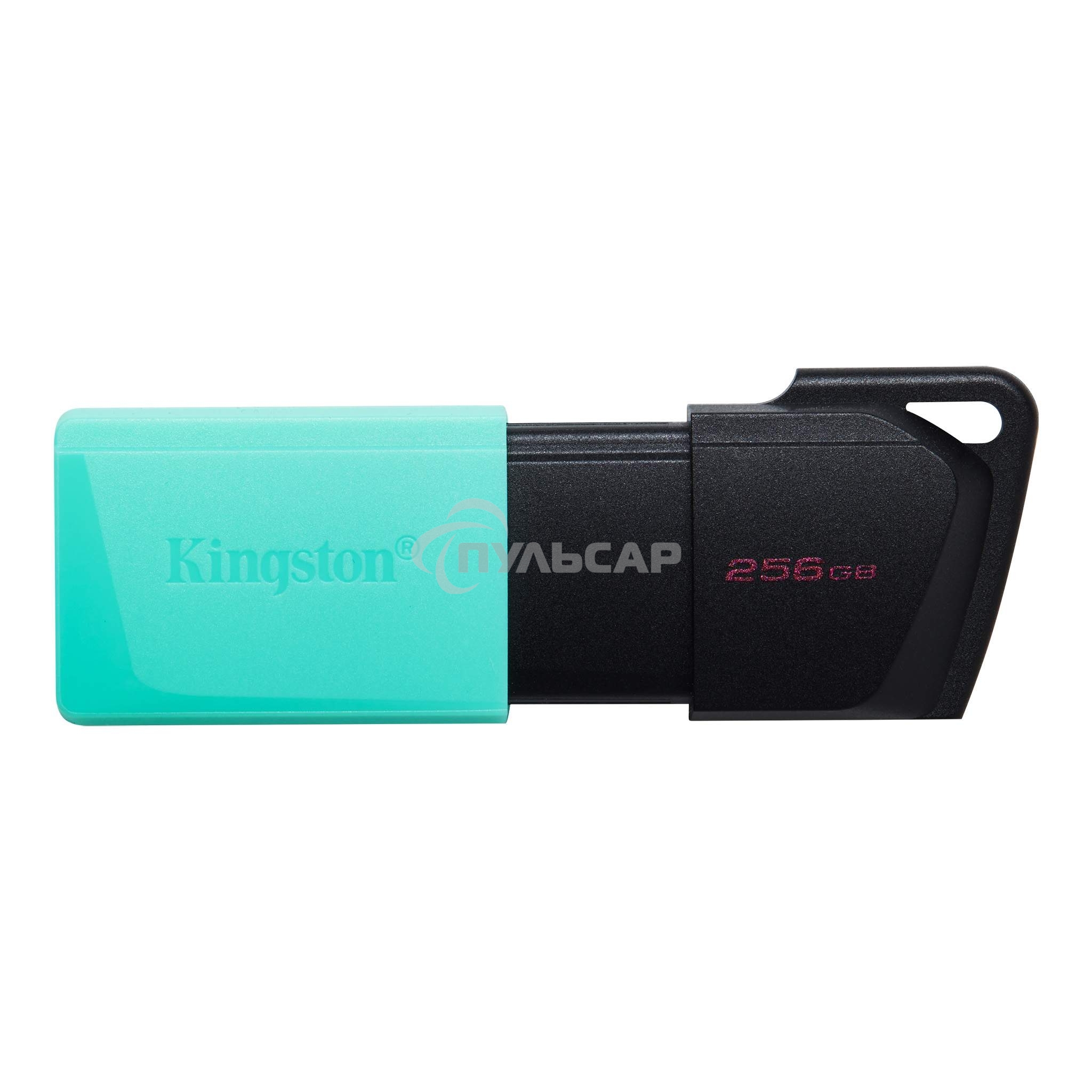 Флешка USB Kingston 256 Gb DataTraveler DTXM DTXM/256 Gb USB 3.2 черный/зеленый