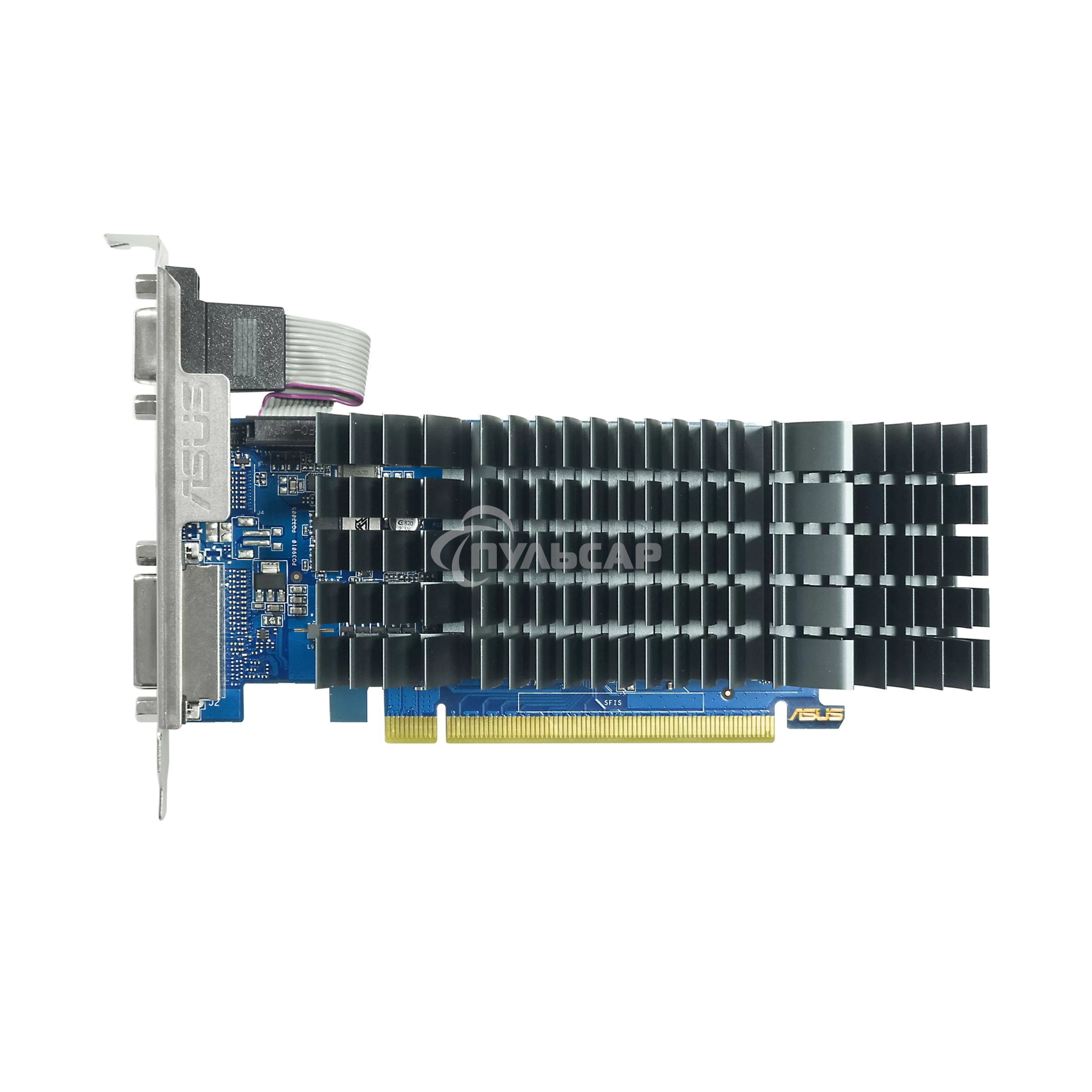 Видеокарта Asus PCI-E GT710-SL-2GD5-BRK-EVO NVIDIA GeForce GT 710 2Gb 64bit GDDR5 954/5012 DVIx1 HDMIx1 CRTx1 HDCP Ret low profile