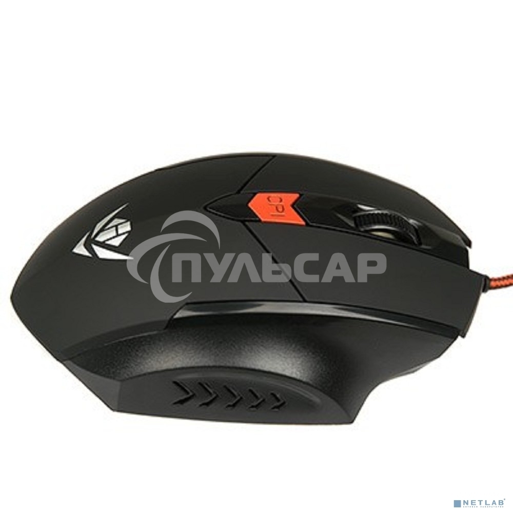 Мышь проводная Dialog MOG-11U Nakatomi Gaming - 6 кнопок + ролик, USB,черная