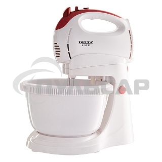 Миксер Delta LUX DL-5071C белый/розовым