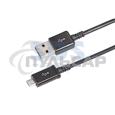 Кабель Rexant (18-4268-20) USB кабель microUSB длинный штекер 1М черный Кабель Rexant (18-4268-20) USB кабель microUSB длинный штекер 1М черный