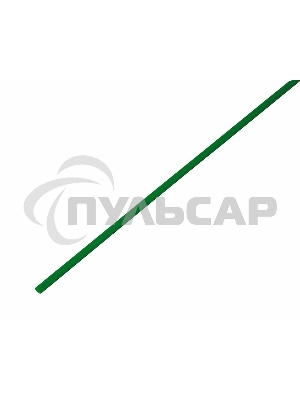 Термоусадочная трубка 2,0/1,0 мм, зеленая, упаковка 50 шт. по 1 м 20-2003 Rexant