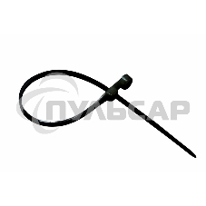 Хомут-стяжкa нейлоновая под винт Rexant 100x3,6 мм, черная, упаковка 100 шт.