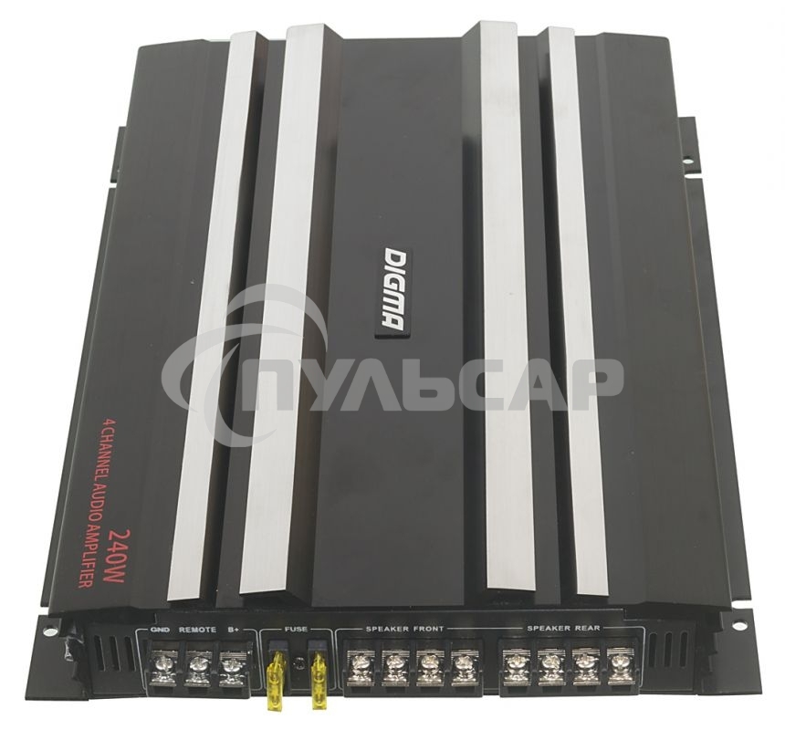 Усилитель автомобильный Digma DCP-400 четырехканальный