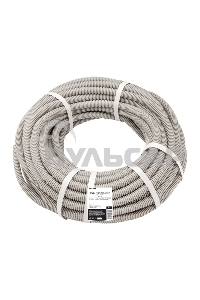 Труба гофрированная из ПВХ, с зондом, Ø20мм (бухта 25 м/уп) Rexant