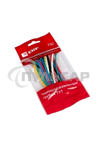 Набор трубок термоусадочных ТУТ 1/0.5; 1.5/0.75; 2/1; 2.5/1.25; 3/1.5 (6 цветов по 5шт 100мм) PROxima EKF tut-n-2-r