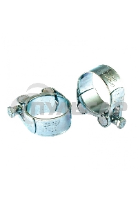 Хомуты металлические, силовые 36-39 мм, ширина 20 мм, шарнирные, W1, 2 шт. Сибртех