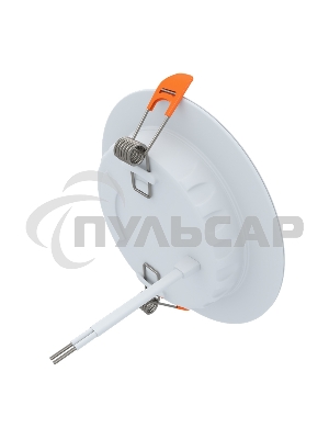 Панель светодиодная встраиваемая круглая 12Вт 230В 4000К 960Лм 145мм белая IP20 LAMPER