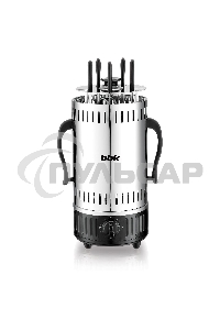 Электрошашлычница BBK BBQ601T нержавеющая сталь/черный
