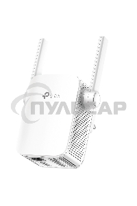 Усилитель TP-Link Wi-Fi AC750 Wi-Fi Range Extender, Wall Plugged,433Mbps at 5GHz + 300Mbps at 2.4GHz, 802.11ac/a/b/g/n, 1 10/100M LAN, WPS button, 2 fixed antennas поставляется без кабеля RJ-45