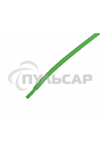 Термоусадочная трубка 2,0/1,0 мм, зеленая, упаковка 50 шт. по 1 м 20-2003 Rexant