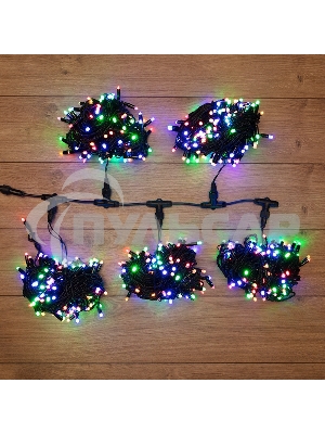 Гирлянда Neon-night LED ClipLight 24V, 5 нитей по 20 метров, цвет диодов мульти