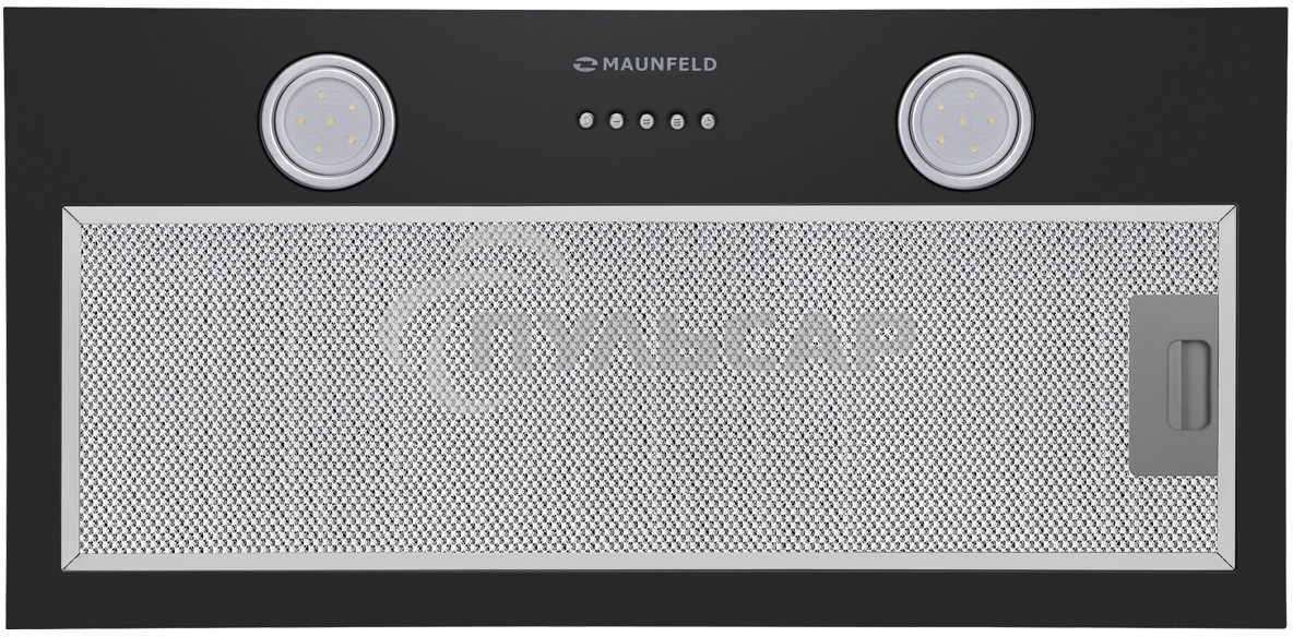 Вытяжка встраиваемая Maunfeld Thames 601M черный, 60 см, 520 куб. м/ч, 45 дБ