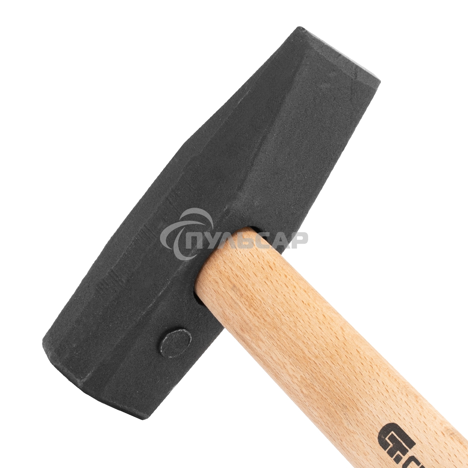 Молоток слесарный СИБРТЕХ, 1500 г, квадратный боек, деревянная рукоятка 10223