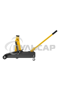 Домкрат гидравлический подкатной Denzel 2т, 135-385 мм, в пласт. кейсе 51231