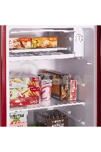 Холодильник Maunfeld MFF83RR красный однокамерный 85л