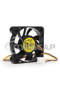 Вентилятор для корпуса Gembird D50SM-12AS черный 50мм 4500rpm 24db 3-pin 827