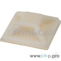 Площадка самоклеящаяся Rexant 20х20 мм, белая, упаковка 100 шт.