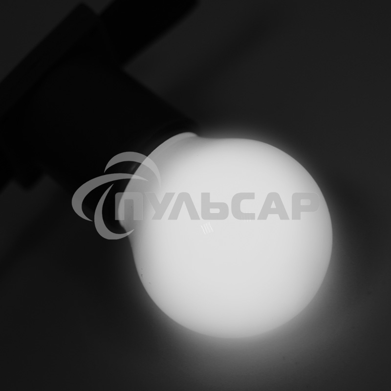 Лампа светодиодная Neon-night d-45 3 LED 1Вт шар . белая E27 25лм 220В