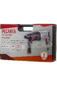 Перфоратор Ресанта П-32-1000К патрон:SDS-plus уд.:5.2Дж 1000Вт (кейс в комплекте)