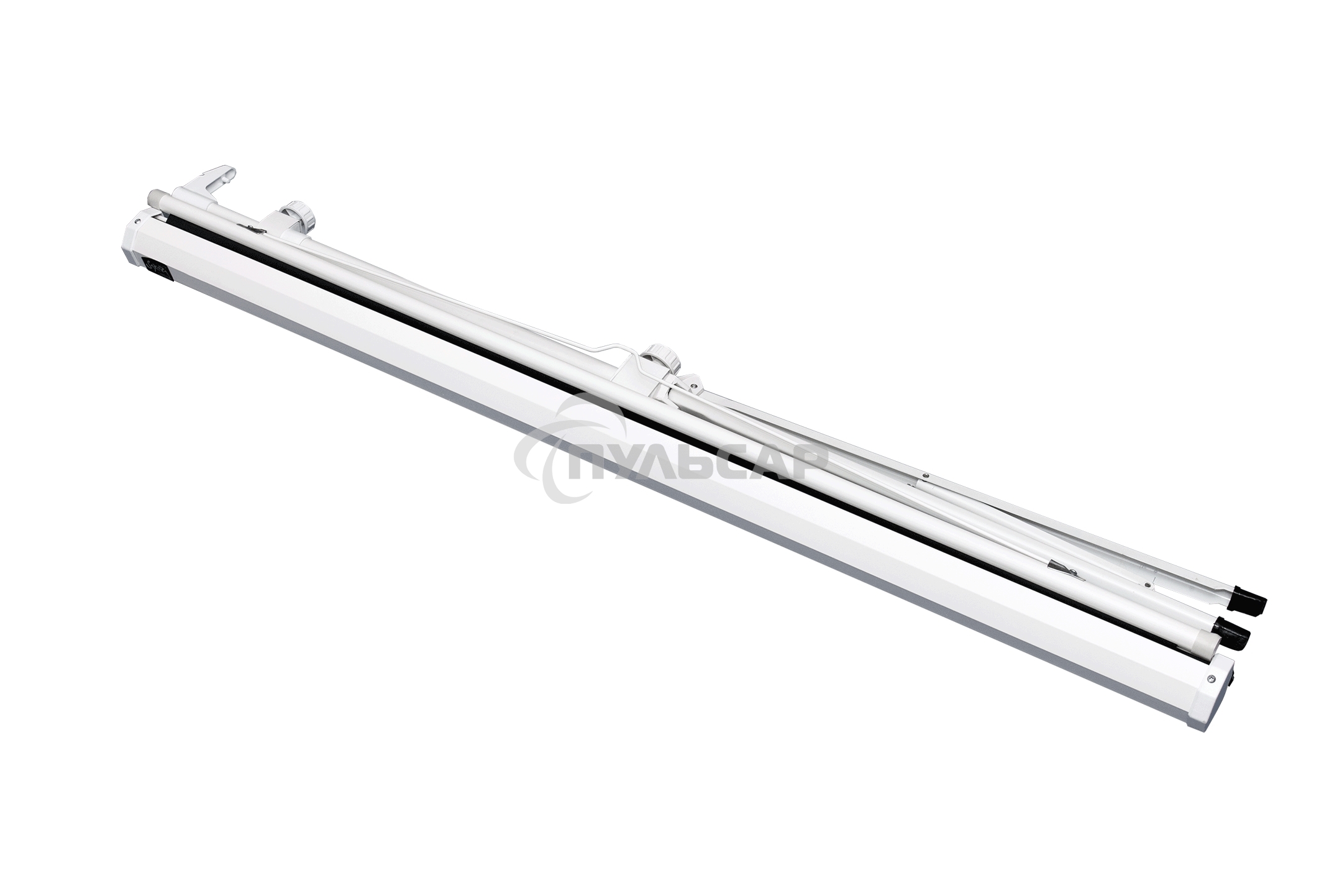 Экран 150x150см TriScreen 1:1 напольный рулонный белый84' Matt White (MW), черный корпус