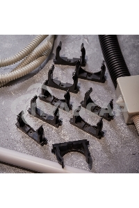 Крепеж-клипса для монтажного пистолета Ø 50 мм, черная (25 шт/уп) Rexant