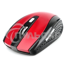 Мышь беспроводная Gembird MUSW-330-3 красный, 2400 dpi, радиоканал, USB, кнопки - 6