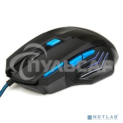 Мышь проводная Nakatomi MOG-21U черный, 2400 dpi, USB, кнопки - 7