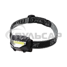 Фонарь налобный поворотный СОВ + зеркальный рефлектор, 3 Вт, 3 х ААА