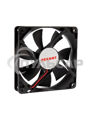 Вентилятор для корпуса Rexant RХ 12025MS 12 VDC черный, 120 мм, 2200 об/мин, 35 дБ, 2 pin