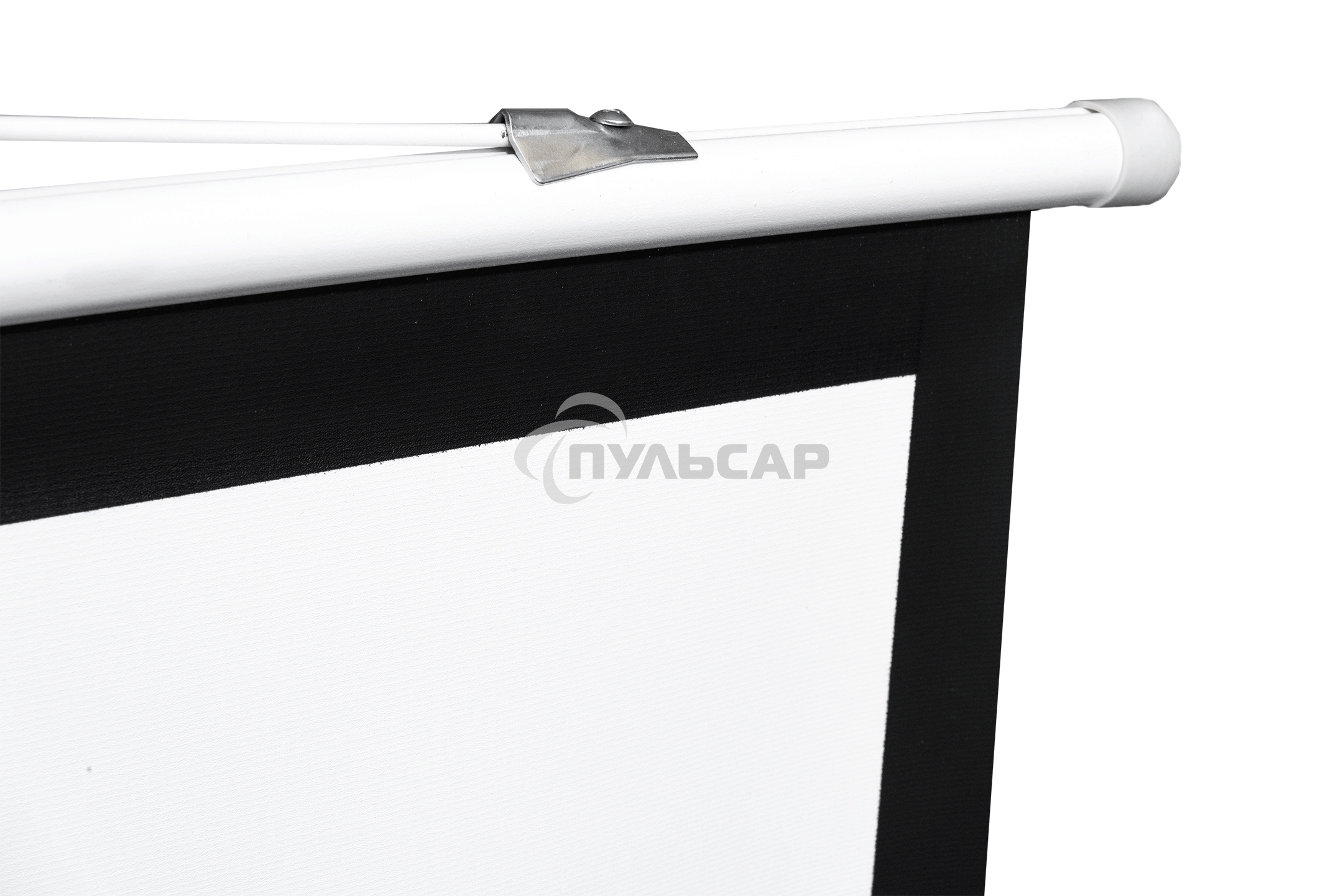 Экран 150x150см TriScreen 1:1 напольный рулонный белый84' Matt White (MW), черный корпус