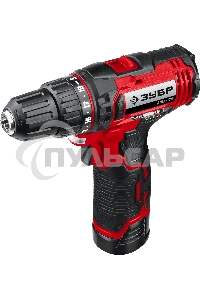 Дрель-шуруповерт ЗУБР ДШЛ-125-22, Аккумуляторная, 12В, 2 АКБ, Кейс