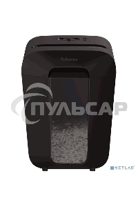 Шредер Fellowes PowerShred LX70 черный (секр.P-4)/перекрестный/11лист./18лтр./скрепки/скобы/пл.карты
