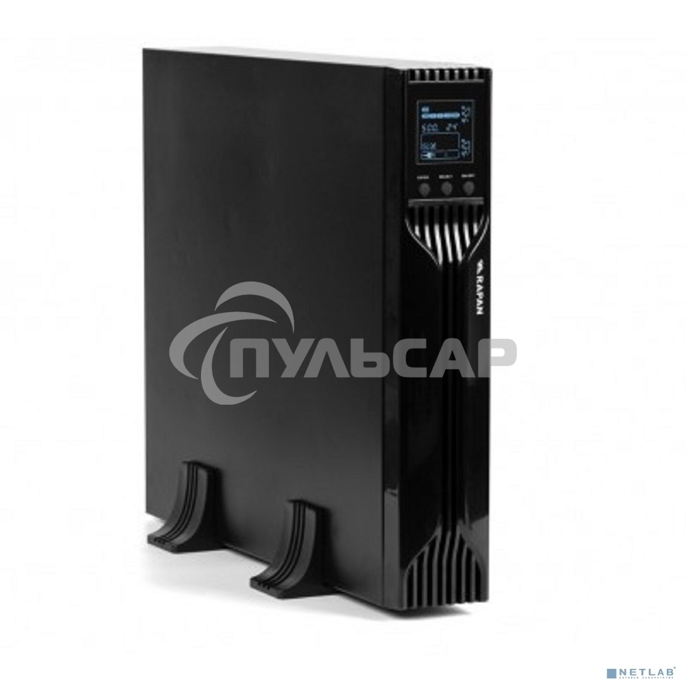 Источник бесперебойного питания ИБП Бастион RAPAN-UPS 3000 RACK+4x9Ah (2100 Вт, Line-interactive, встроенные АКБ 6 шт.x 9Ah) 8960