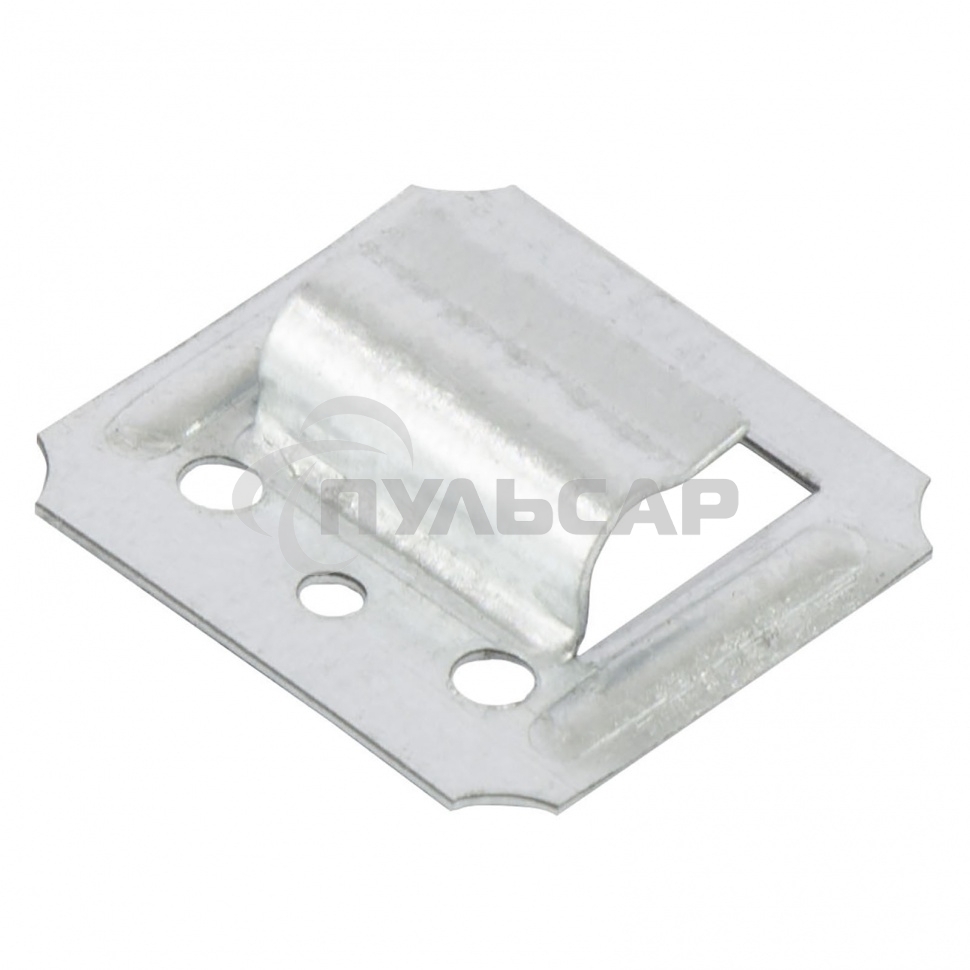 Кляймер СИБРТЕХ №4 оцинкованный с гвоздями, 100шт 46574