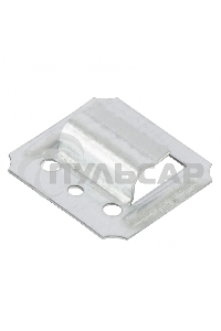 Кляймер СИБРТЕХ №4 оцинкованный с гвоздями, 100шт 46574