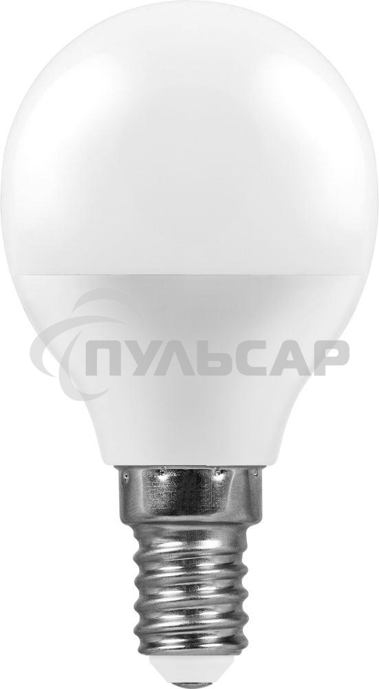 Лампа светодиодная Feron LB-95 7W 230V E14 2700K G45